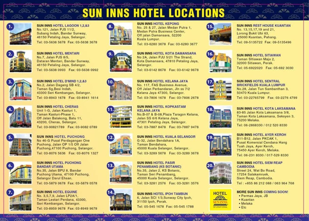 Sun Inns Hotel Ayer Keroh Kültér fotó